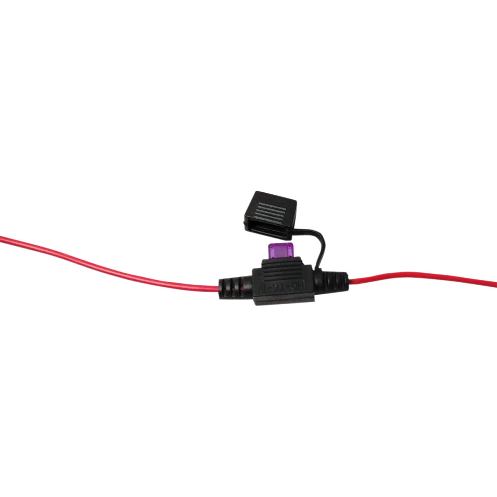Mini portafusible ATC — 3 A, paquete de 5, Negro, Rojo