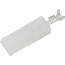 Conector tipo OEM — 1 pin, hembra, Amp, blanco