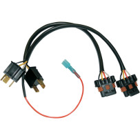 LED Headlamp Adapter Harness — 30.5 cm (12") cable, Black