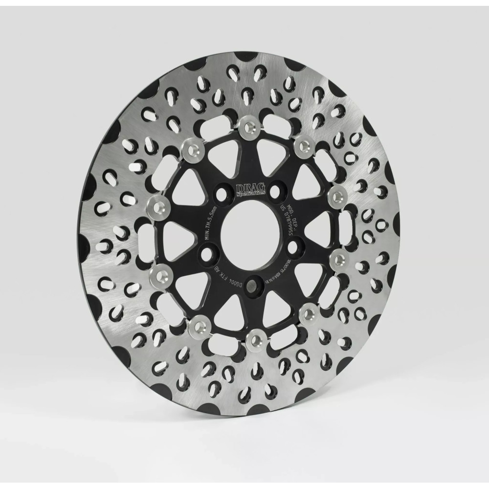 Rotor de freno Serie FTK — 292 mm (11.5"), dos piezas (flotante), negro