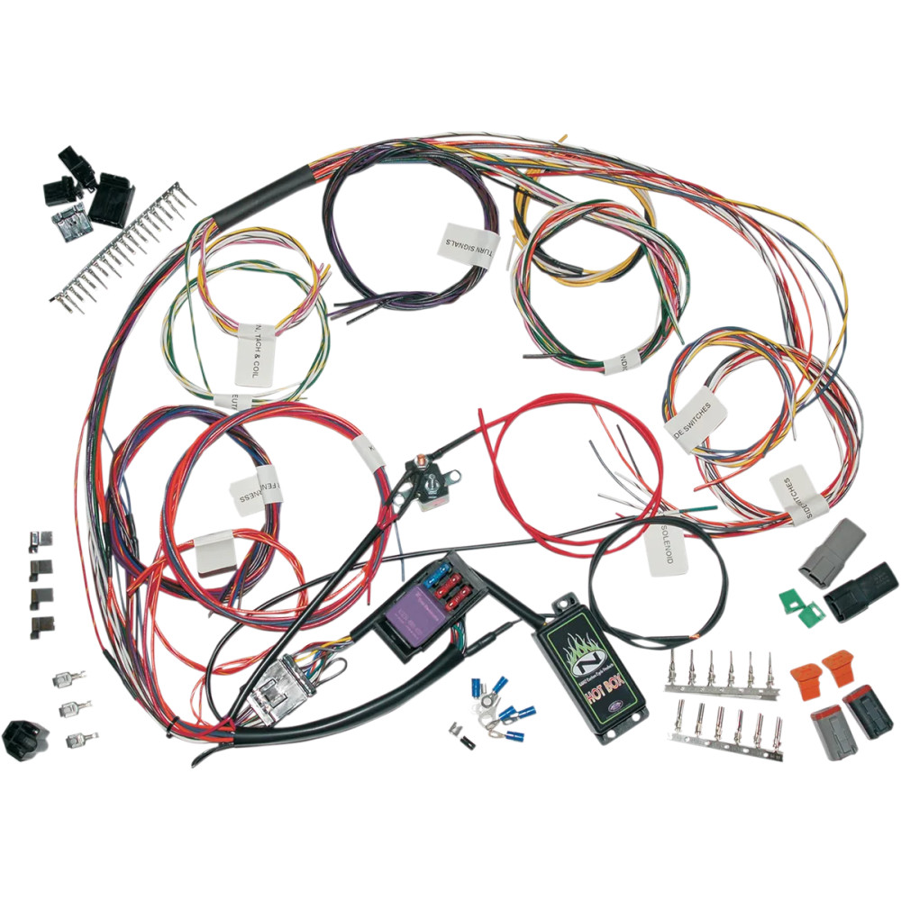Arnés de cableado completo personalizado para motocicleta — NAMZ, kit completo