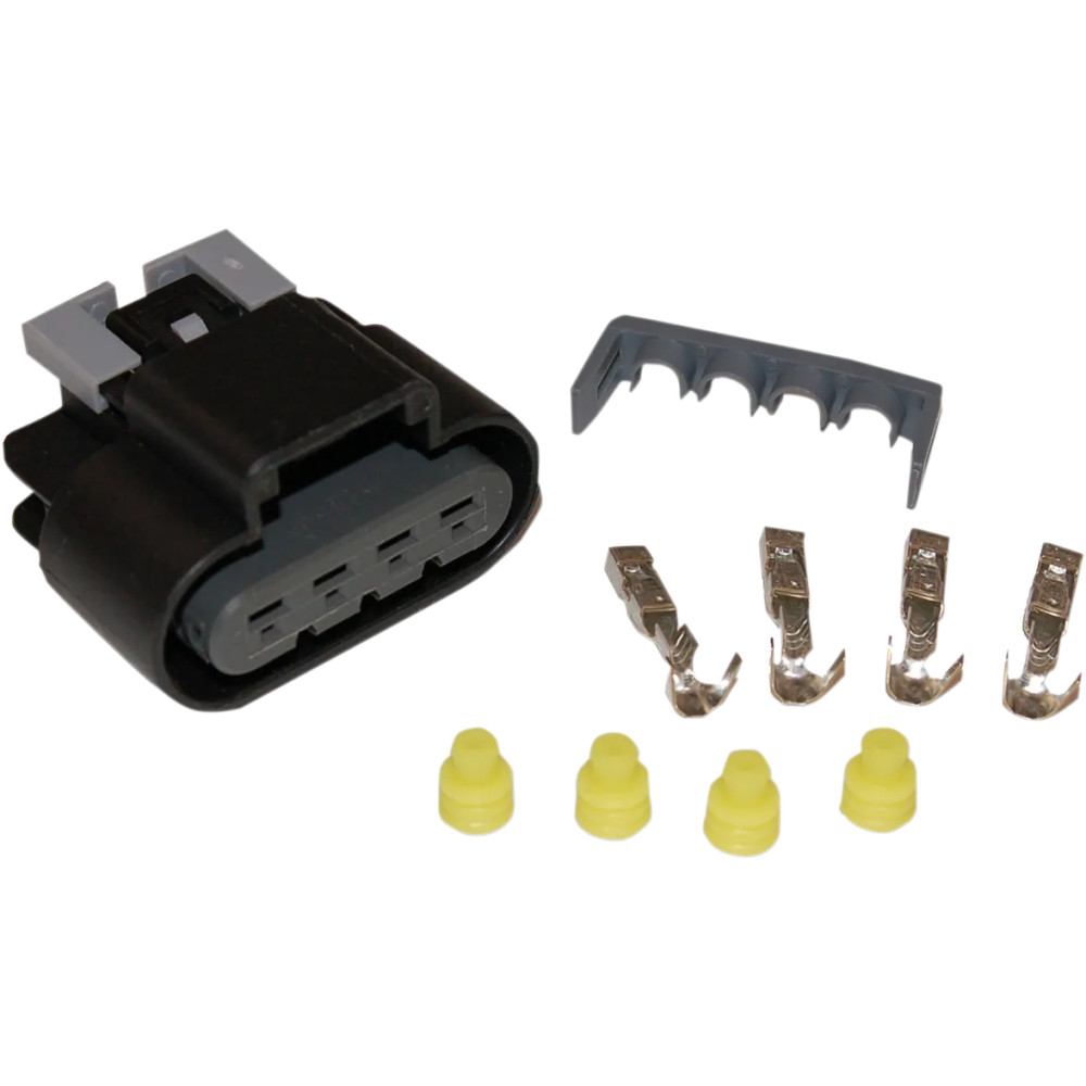 Delphi Connectors — 4-pin, black