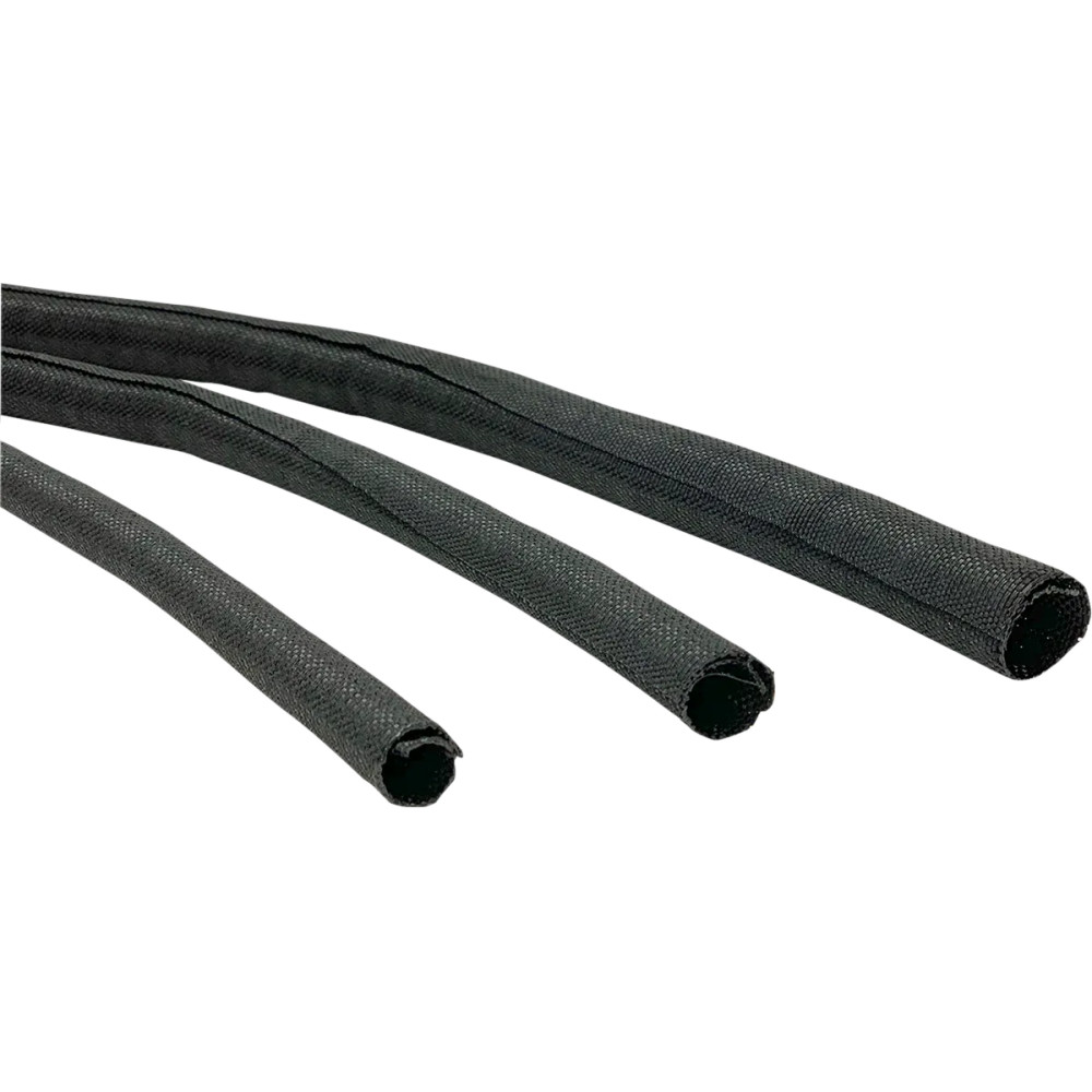 Funda trenzada partida de tela — 122 cm (48 in), Negro