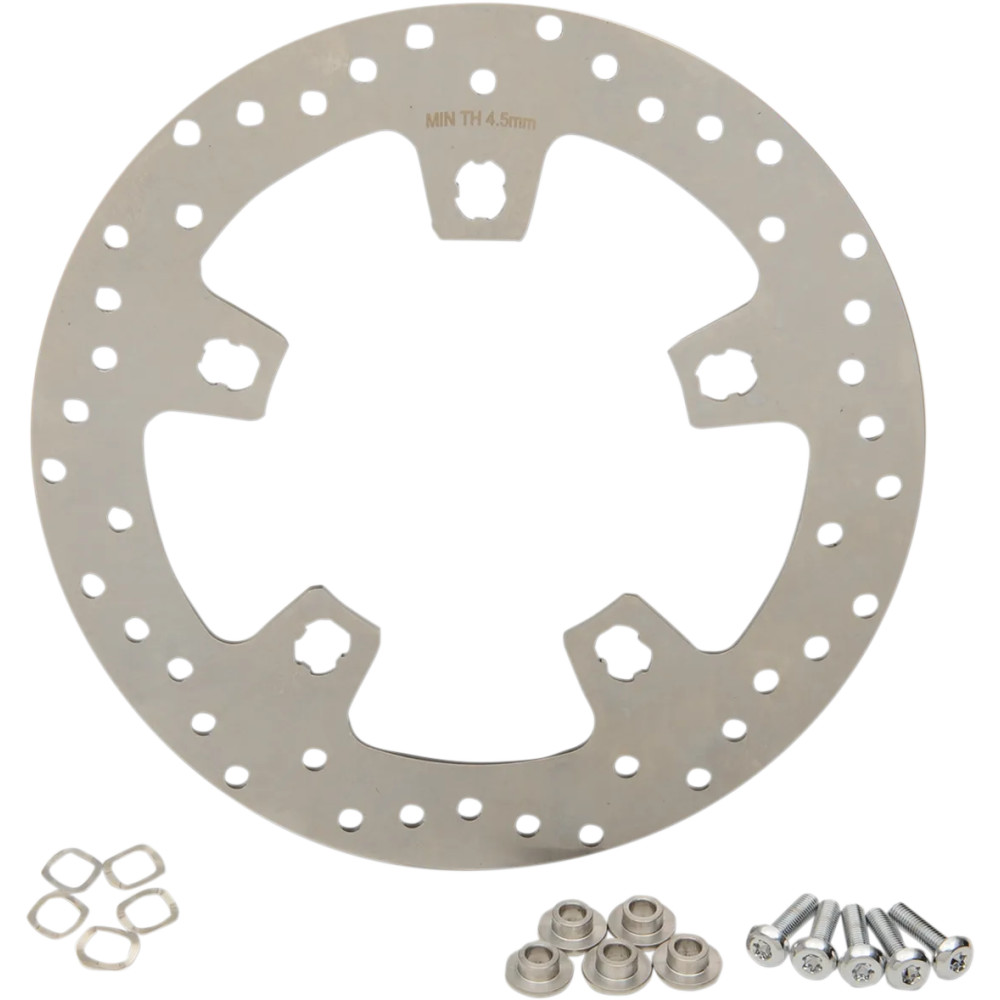 Custom 11.5\" Front Brake Rotors — without ABS, Chrome
