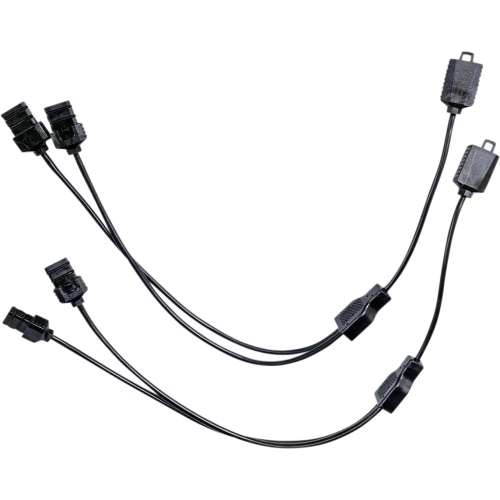 ProGLOW™ Cableado — 178 mm (7\") Y-splitter, negro