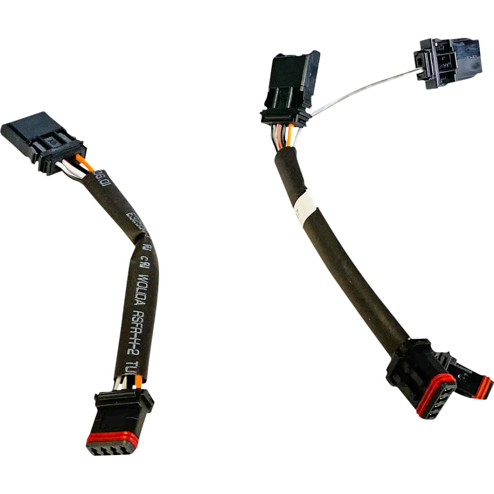 Kit de extensión de cableado para manillar — 20 cm (8\"), Harley-Davidson, negro