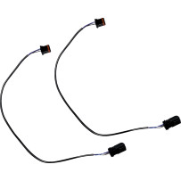 Front Turn Signal Extension Harness — 30.5 cm (12") cable, JAE connector, Black, fits Harley-Davidson®