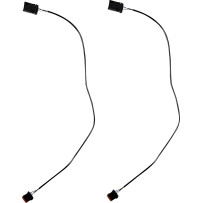 Front Turn Signal Extension Harness — 38 cm (15\"), JAE connector, Black, for Harley-Davidson®