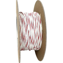 Bobina de cable de color OEM — 20 AWG, 30.5 m (100'), Rojo, Blanco