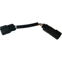 Rear Fender Adapter — Black, 6 Pins, Molex, for Harley-Davidson®