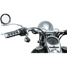 Electrical Power Point for Clutch/Brake Perch Mount — 12 V, Clutch/Brake Perch, Black/Chrome