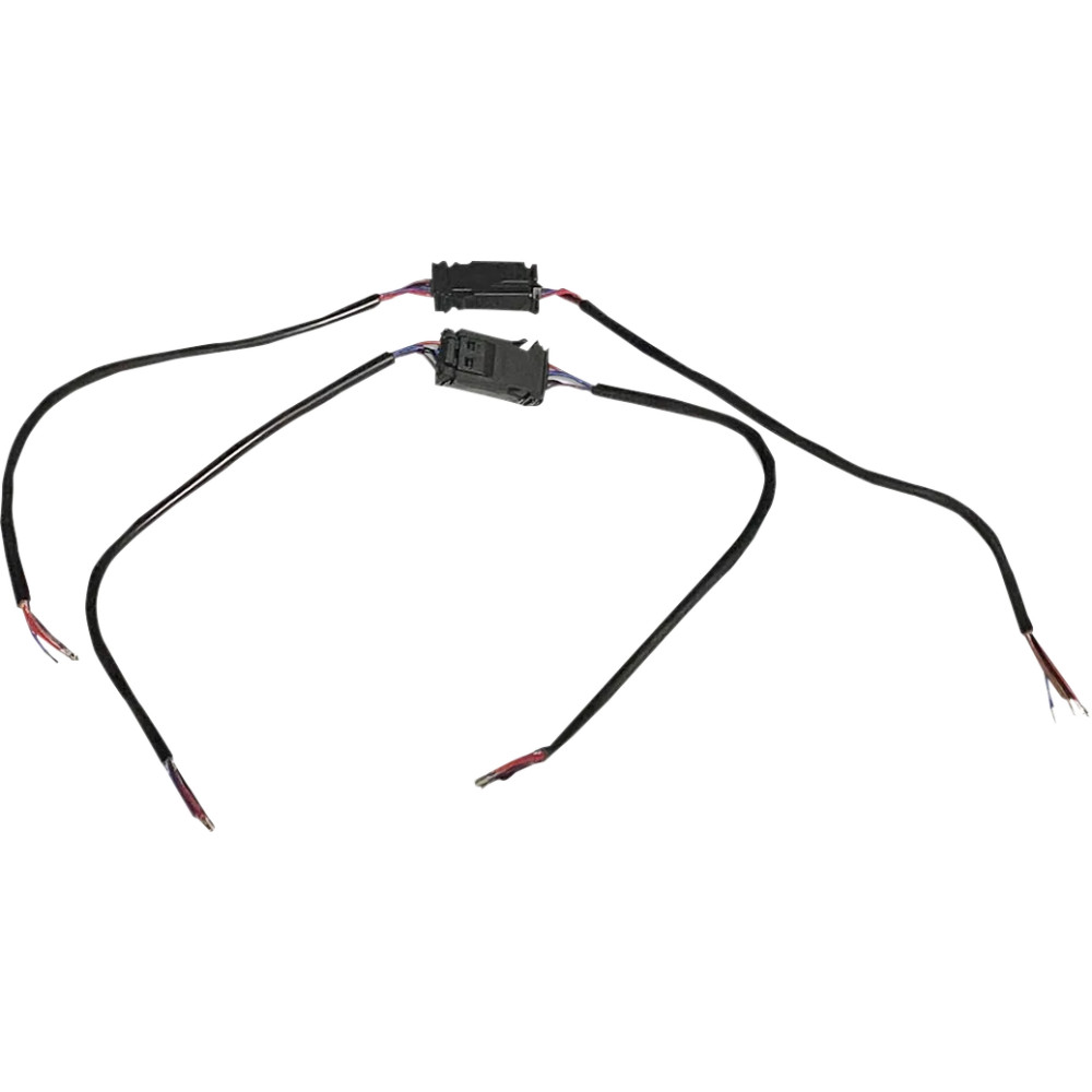 Conectores rápidos estancos de 4 cables — 4 pines, 22 AWG, negro