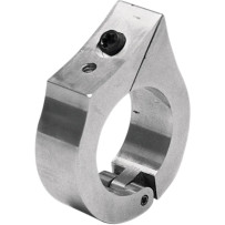 Handlebar Gauge Clamp — 52.4 mm (2.06"), fits 25.4 mm (1") handlebars, Chrome