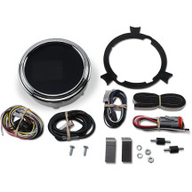 MLX - 2000 Series Gauge — Fits stock 4-1/2"–5" housing, Chrome