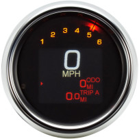 MLX - 3000 Series Gauge — Fits 3-3/8" housing, chrome