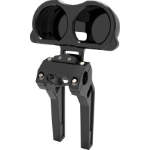 Soporte dual para relojes para risers de alto rendimiento — Negro