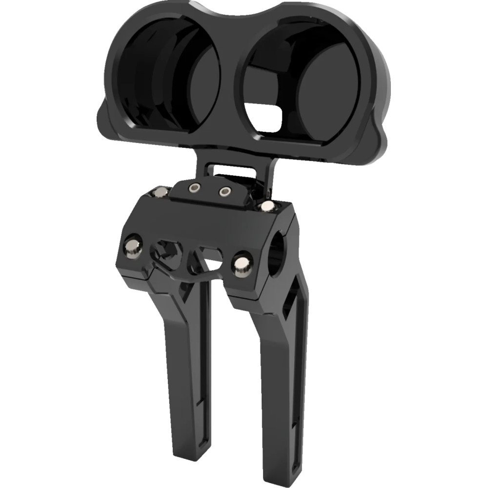 Soporte dual para relojes para risers de alto rendimiento — Negro