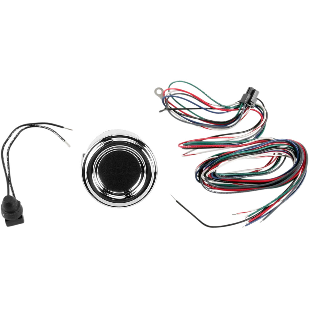 4000 Series Mini Gauge — 1-7/8" diameter, 35 mm depth, Black face, Chrome housing