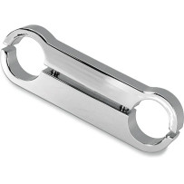 Speedometer Mount — 31.75 mm (1-1/4"), standard riser handlebar, chrome