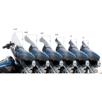 Parabrisas Flare™ — 16,5 cm (6-1/2 in), negro, desmontable