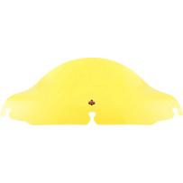 Kolor Flare™ Ice Windshield — 6-1/2\" (16.5 cm), Yellow, Detachable