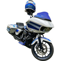 Kolor Flare™ Sport Windshield — 23 cm (9"), detachable mount, blue