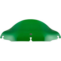 Kolor Flare™ Windshield — 16.5 cm (6-1/2"), Detachable, Green
