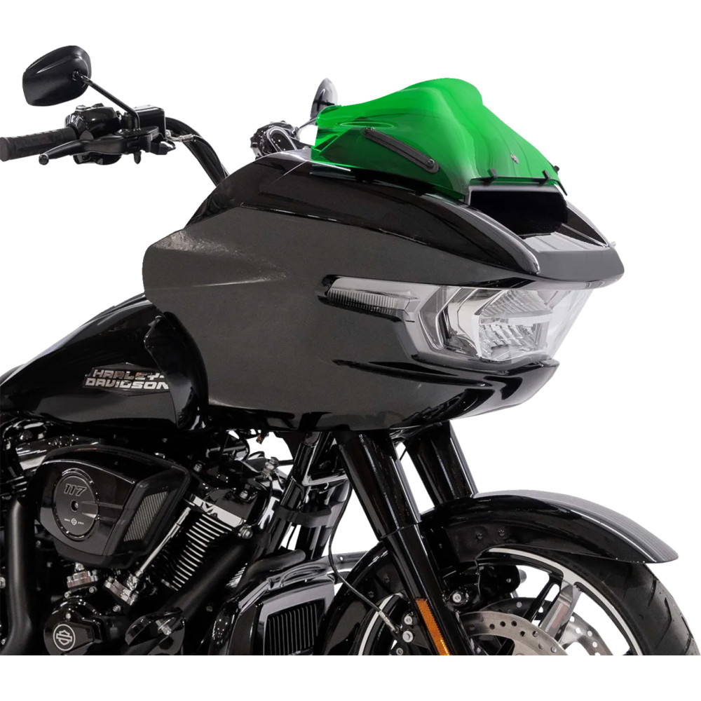 Kolor Flare™ Sport Windshield — 8" height, detachable mount, green