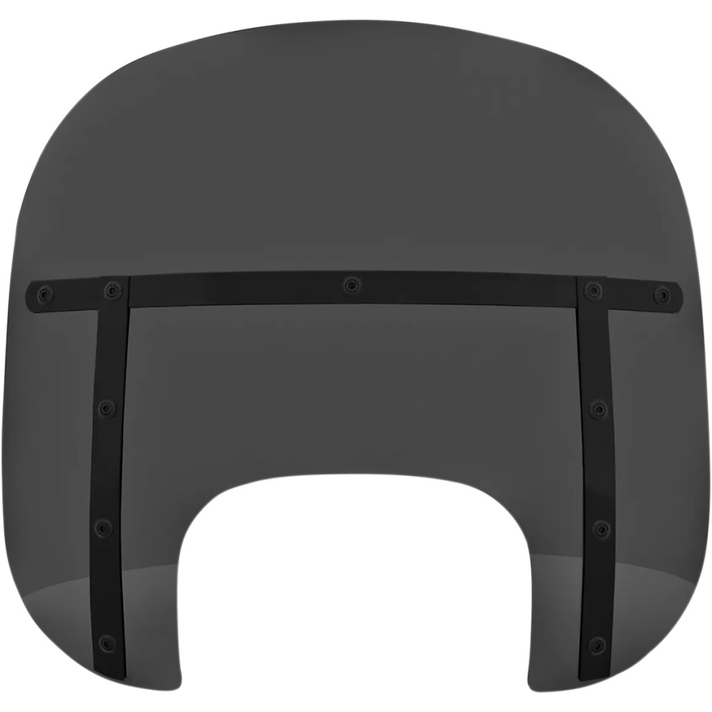 Parabrisas Memphis Fats — 33 cm (13"), negro