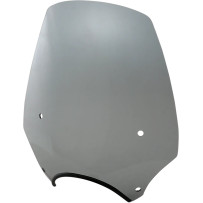 El Paso Sportshield — height 48.5 cm, width 51 cm, headlight cutout 23 cm, Black Smoke