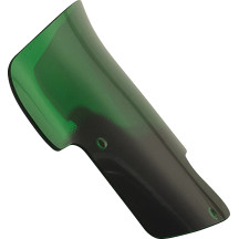 Kolor Flare™ Windshield — 8" (20.5 cm) height, Green, detachable mount