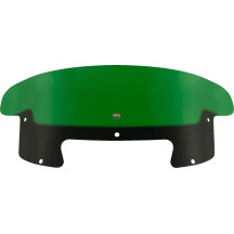 Kolor Flare™ Windshield — 8" (20.5 cm) height, Green, detachable mount
