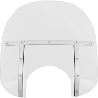 Memphis Fats Parabrisas — 38 cm de altura, 56 cm de ancho, 23 cm de corte de faro