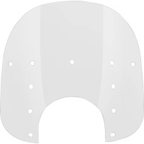 Replacement Fats Windshield Plastic — Height 38 cm (15"), Width 56 cm (22"), Headlight cutout 23 cm (9"), Clear