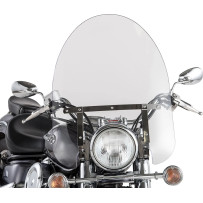 SS-30 Classic Windshield — 22 in, 23 in, 3/16 in, Clear