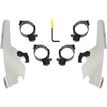 Batwing Fairing Trigger-Lock Mounting Kit — Polished aluminum