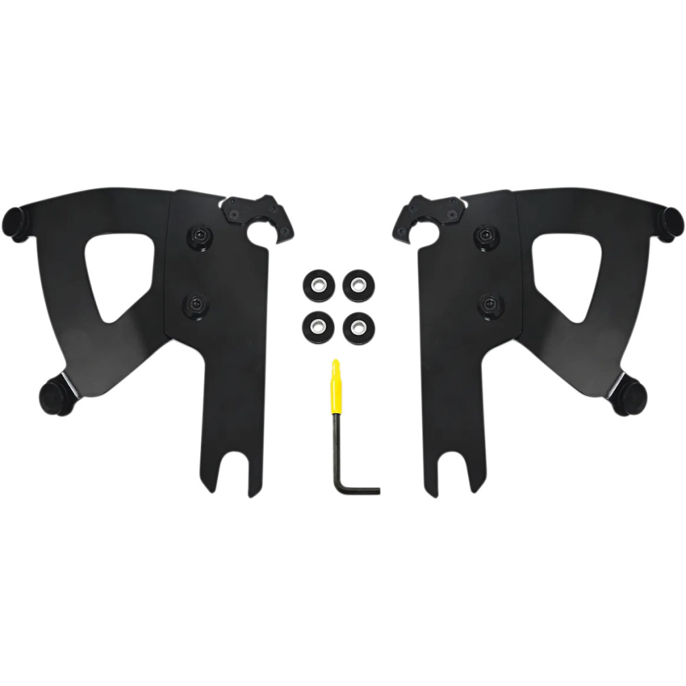 Road Warrior Trigger-Lock Kit de montaje — Negro, carenado para Road Warrior