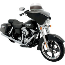 Batwing Fairing — 43 cm (17") altura, 85 cm (33-1/2") ancho, negro brillante