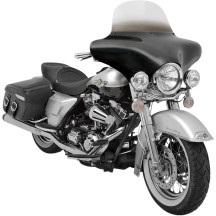Batwing Fairing — 43 cm (17") altura, 85 cm (33-1/2") ancho, negro brillante