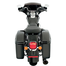 Batwing Fairing — 43 cm (17") altura, 85 cm (33-1/2") ancho, negro brillante