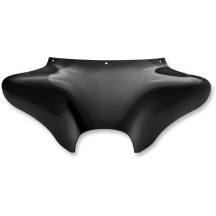 Batwing Fairing — 43 cm (17") altura, 85 cm (33-1/2") ancho, negro brillante