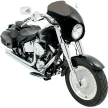 Carenado Bullet — 45.5 cm (18") alto, 44.5 cm (17.5") ancho, Negro