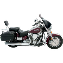 Embellecedor ranurado de acero inoxidable para Batwing Fairing — cromo pulido
