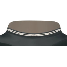 Embellecedor ranurado de acero inoxidable para Batwing Fairing — cromo pulido