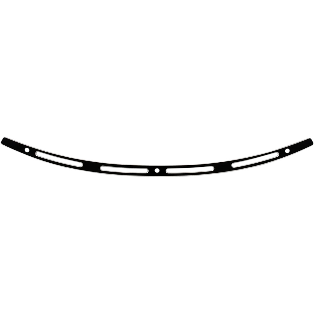 Stainless Steel Windshield Trim — Black, Chrome, for Harley-Davidson fairings