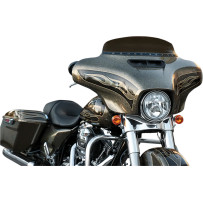 Moldura de parabrisas de acero inoxidable — Negro, Cromo