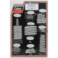 Complete Motor Bolt Kit — Chrome