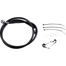 Kit de línea de freno de vinilo negro de longitud extendida — 104 cm (40-7/8"), sobredimensionado +5,1 cm (2")