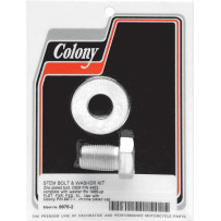 Stem Bolt Kit — Steering, Zinc finish, Silver