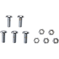 Disc Brake Rotor-To-Hub Kit — 3/8-16, 25.4 mm (1") , Chrome, Silver